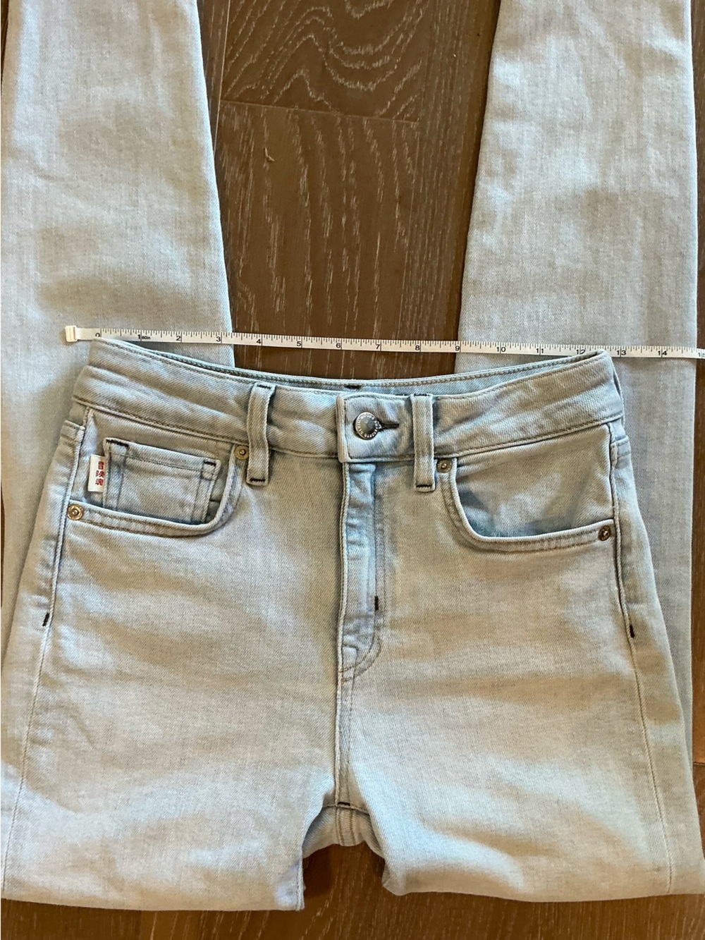 Superdry Light Blue Skinny High-Rise Ripped Knee Jeans Size 27 - Picture 12 of 14